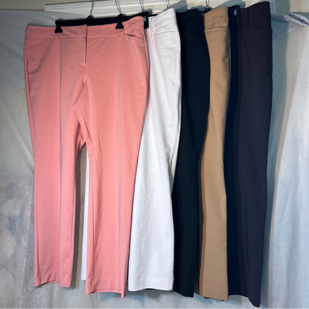 NY&CO straight leg pants, size 20, various colors